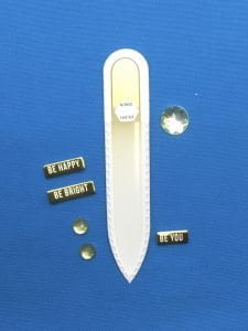 Gold Digger Small Glass Nail File