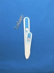 Blue de France Set of 2 Small and Medium Glass Nail Files