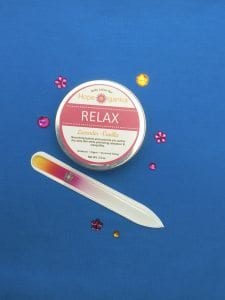 Relax Body Butter with Medium Glass Nail File