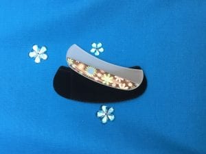 Top Notch Nail Files Crescent Groove & Surface Flower Garden Glass Nail File