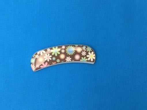 Crescent Groove Glass Nail File Flower Power - Gallery Photo