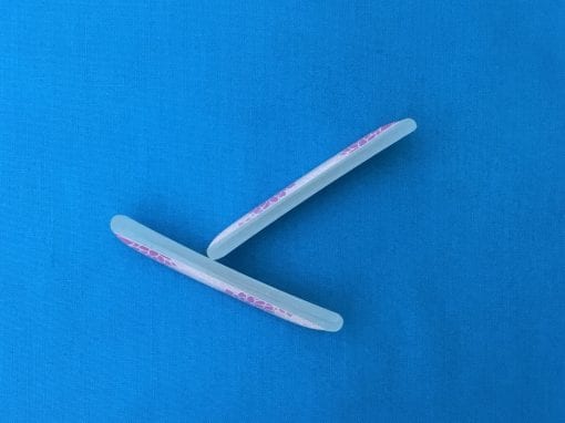 Crescent Groove Glass Nail File - Pink Mums - Gallery Photo