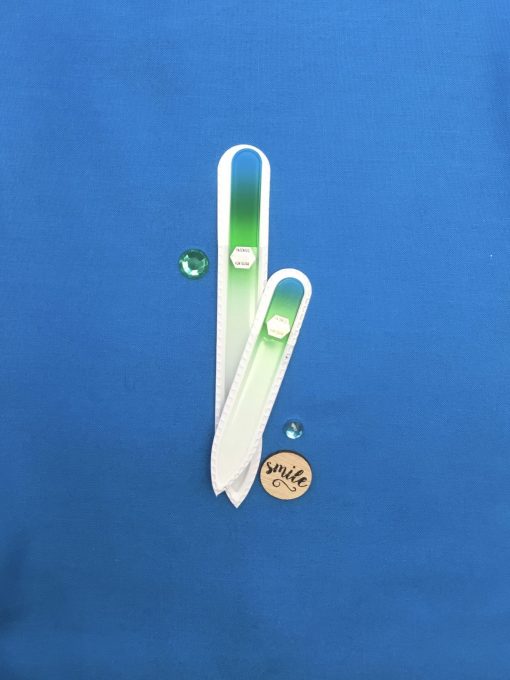 Dublin Over With Laughter Set of 2 Small and Medium Glass Nail Files