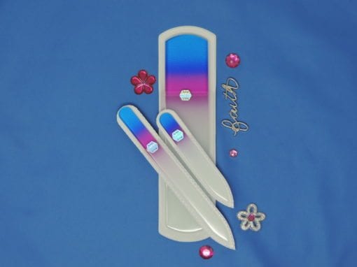 Blink by Top Notch Nail Files. Patented Glass files made in Czech Republic.