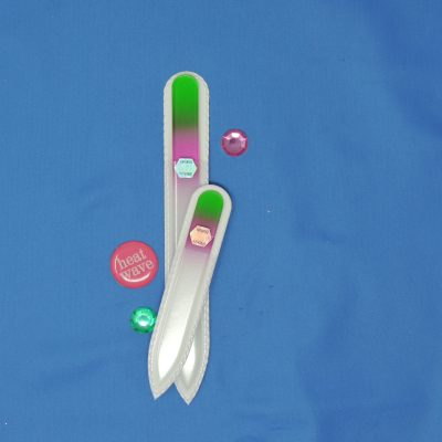 Bedazzle Set of 2 Glass Files by Top Notch Nail Files.