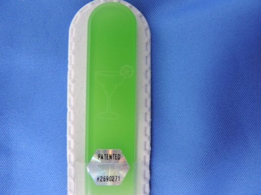 Margarita Glass Engraved Glass Nail File by Top Notch Nail Files