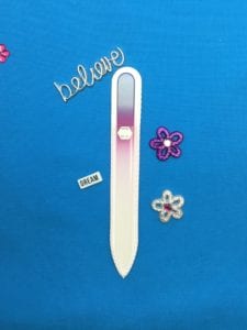 Hide And Go Chic Medium Glass Nail File by Top Notch Nail Files