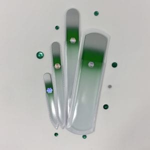 Tinsel On The Tree Set of 4 Glass Nail Files and Pumice Files by Top Notch Nail Files