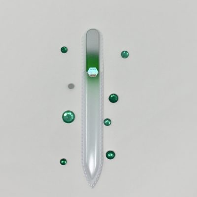 Tinsel On The Tree Medium Glass Nail File by Top Notch Nail Files