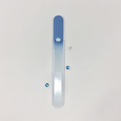Blue Thistle Large Glass File for Toe Nails and Pumice File by Top Notch Nail Files.