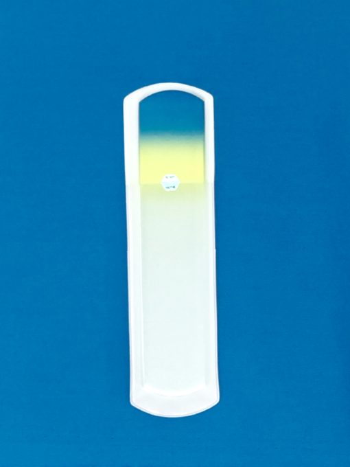Tiki Hut XL Glass Pumice Foot Scraper by Top Notch Nail Files. Top Notch files are the original, authentic glass files made in Czech Republic and patented.