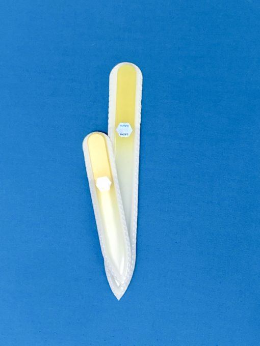 Sunshine In Your Pocket by Top Notch Nail Files. Top Notch files are the original, authentic glass files made in Czech Republic and patented.
