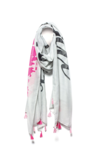Mantra Scarf - Put on some lipstick and hustle.