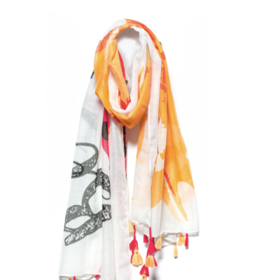 Mantra Scarf "Be mindful." 